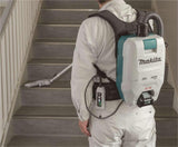 Makita VC008GZ Aspiradora de Mochila, 40 V, máx. (sin batería, sin Cargador), Blanco