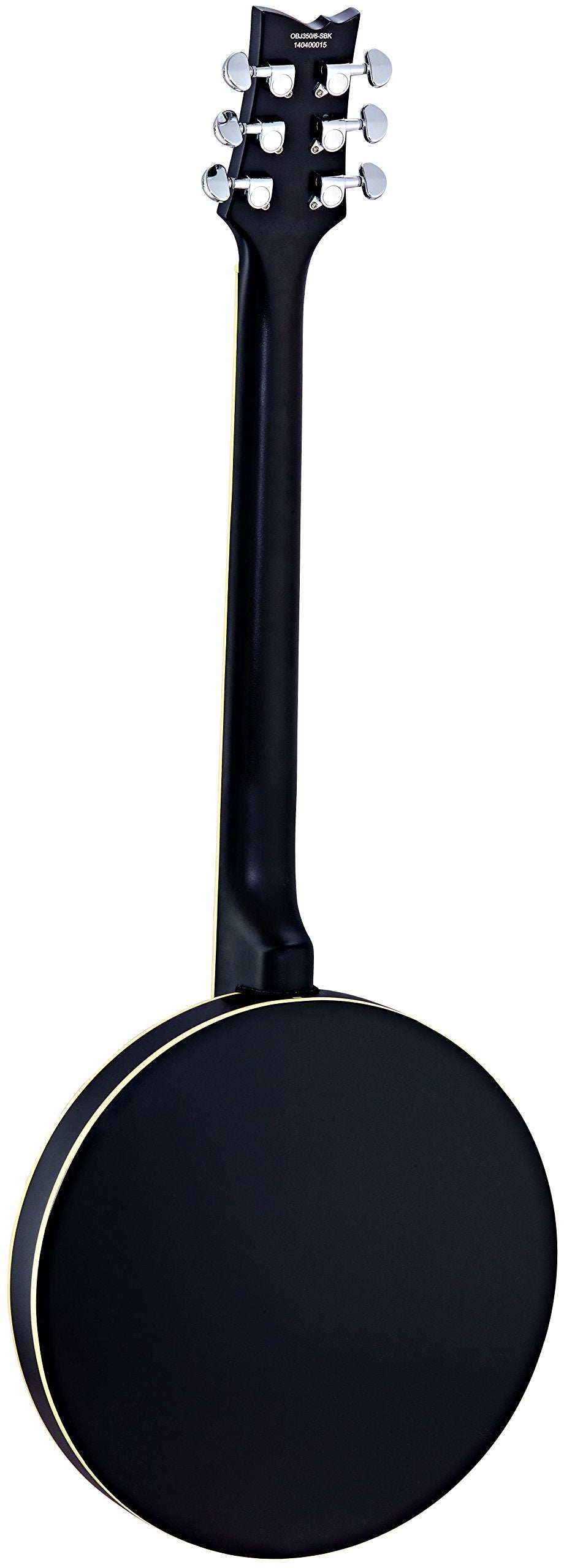Ortega Banjo Raven Series 6-String Incluye funda y sistema Pickup Negro Incluye funda OBJE3506-SBK