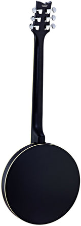Ortega Banjo Raven Series 6-String Incluye funda y sistema Pickup Negro Incluye funda OBJE3506-SBK