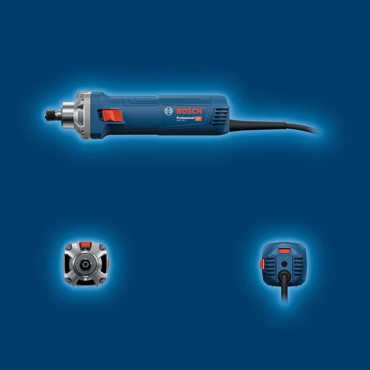 Bosch Professional amoladora angular con cable GGS 30 S (incl. llave)