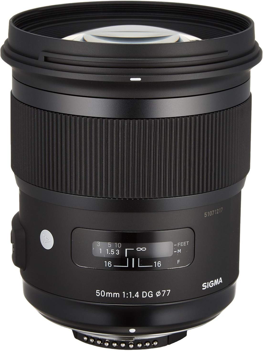 Sigma Art, 50mm F1.4 DG HSM - Objetivo (50mm F1.4 DG HSM, SLR, 13/8, 1.4, Sigma, Negro, 8.54 cm)