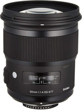 Sigma Art, 50mm F1.4 DG HSM - Objetivo (50mm F1.4 DG HSM, SLR, 13/8, 1.4, Sigma, Negro, 8.54 cm)