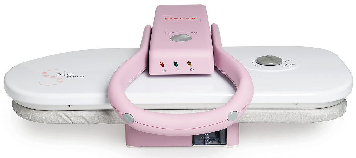 Singer Super Nova - Prensa de planchado a vapor profesional, potente, para casa, sábanas, camisas, ropa, planchado automático, plancha portátil, carga continua