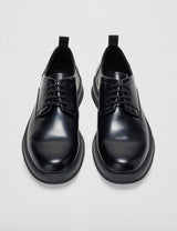 HUGO Lenner_Derb_bo, Derby Hombre, Black, 44 EU
