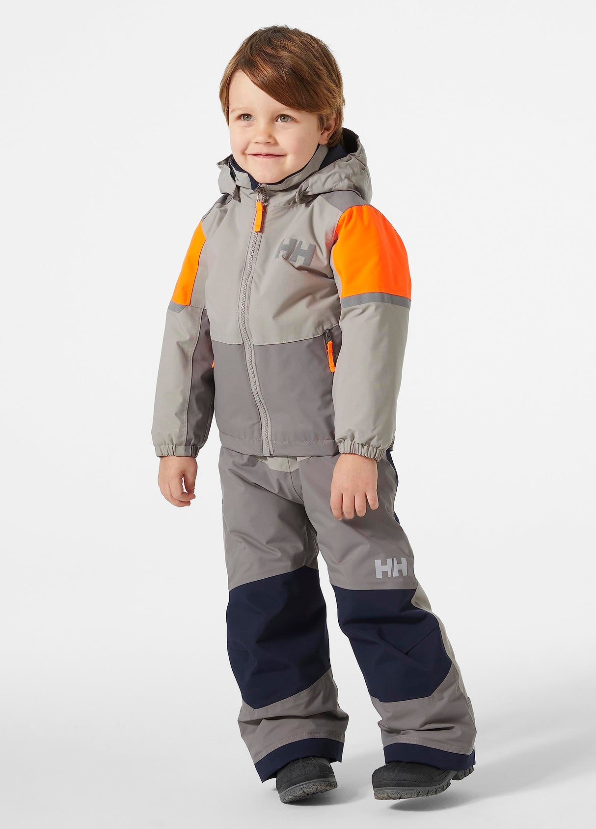 Helly-Hansen Kids Unisex K Rider 2.0 Ins Jacket, Hormigón, 2