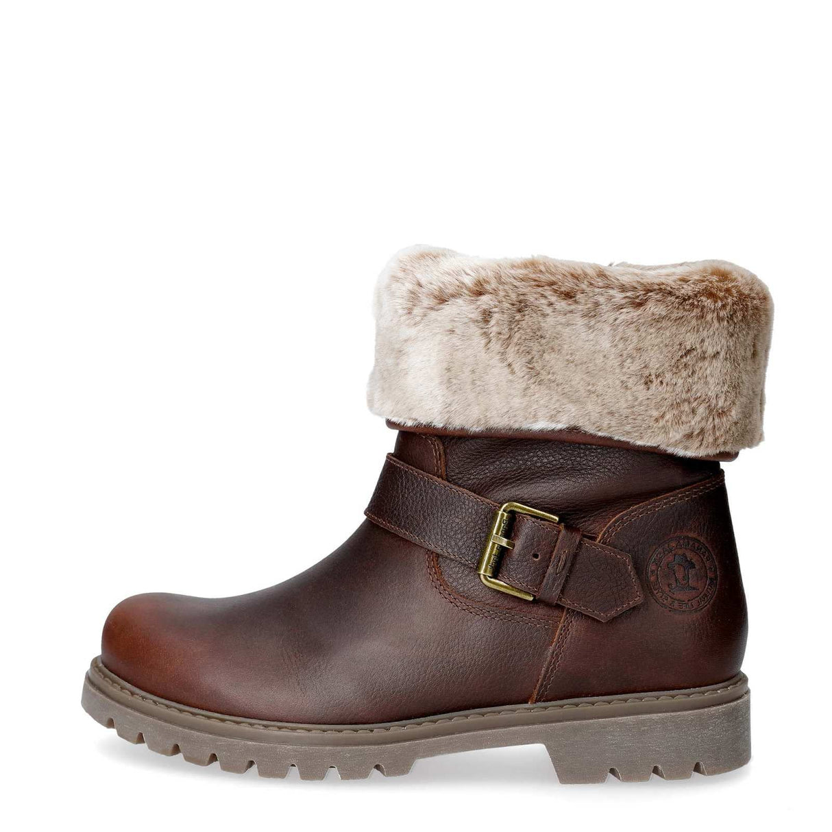 Panama Jack PT180071 Mujer Botas Estilo Motero, Marrón (Castaño B23), 38 EU