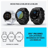 Garmin Epix (Gen 2) Pro 51mm - Reloj de alto rendimiento GPS multideporte con Pantalla táctil AMOLED, Linterna LED, Frecuencia cardíaca, Mapas y hasta 31 días de autonomía, Negro