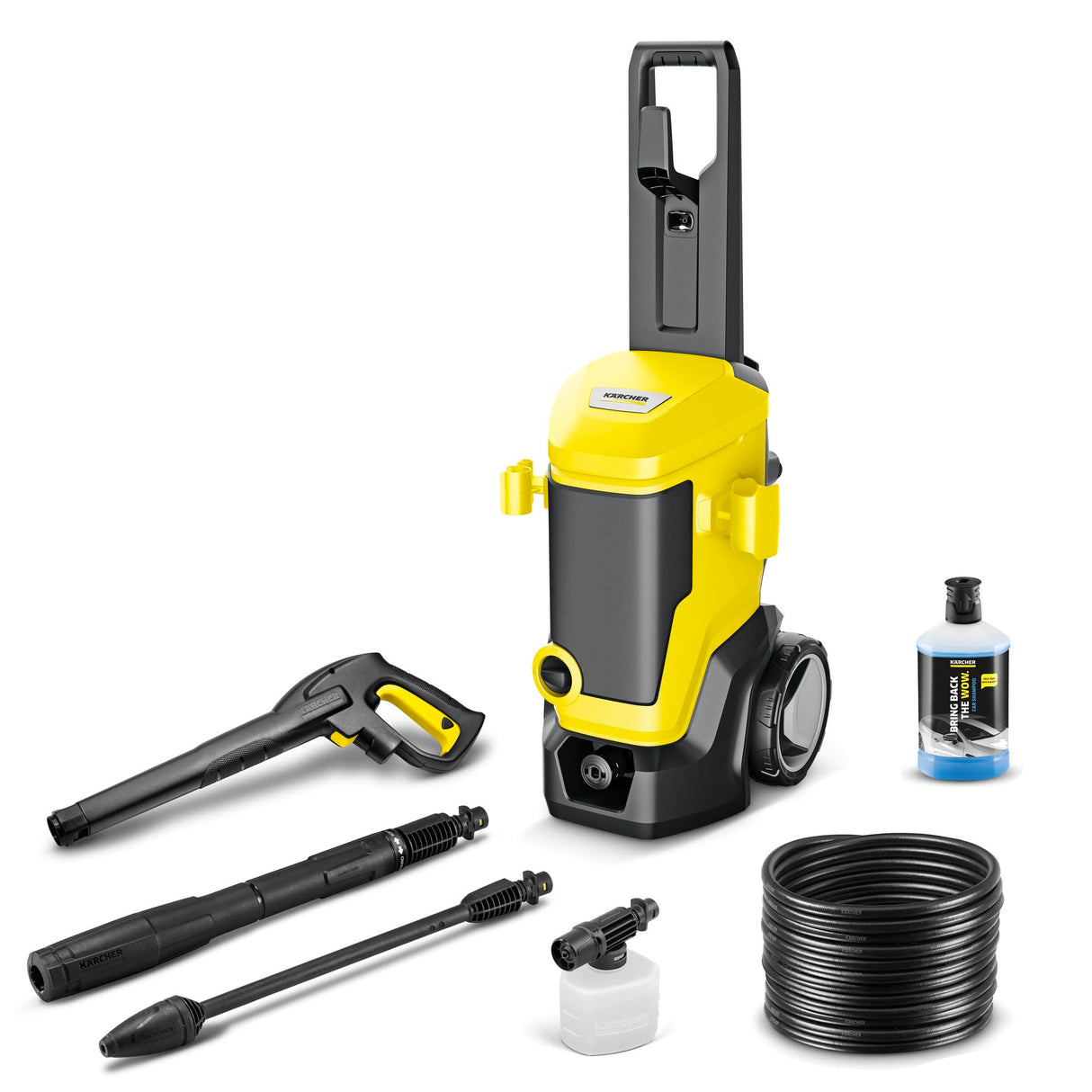 Kärcher Hidrolimpiadora K 7 WCM FJ, presión: máx. 180 Bar, caudal: máx. 600 l/h, Rendimiento de Superficie: 60 m²/h, incluida Boquilla de Espuma