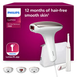 Philips Lumea serie 7000, dispositivo de depilación IPL, alternativa de depilación láser con lápiz recortador compacto satén, 3 accesorios para el cuerpo, la cara y la zona del bikini, BRI923/00