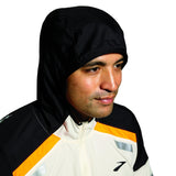 BROOKS 211519167 Run Visible Jacket 2.0 Jacket Hombre Ecru/Fluoro Flash/Black Tamaño 40
