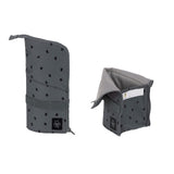 LÄSSIG Juego de mochilas escolares de 7 piezas para niños/ School Set Flexy Unique, Speckles anthracite