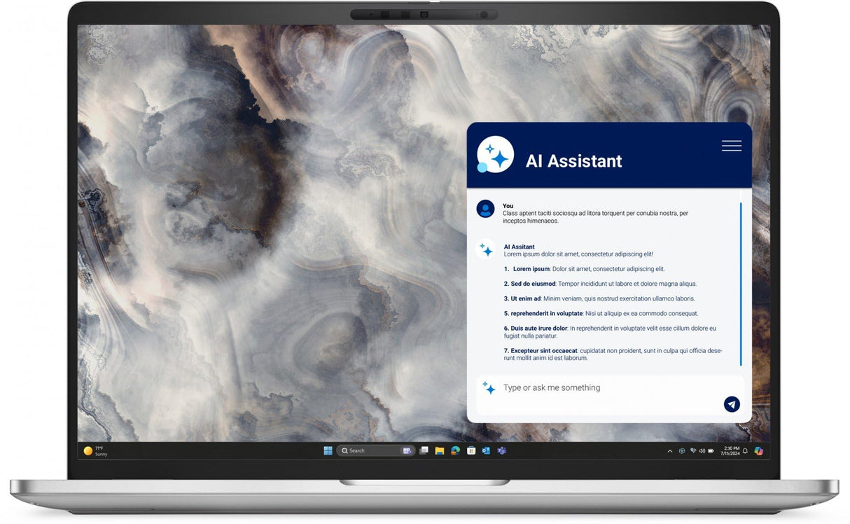 DELL Pro 16 Plus PB16250, portátil Profesional, Pantalla Full HD de 16 Pulgadas, Intel Core Ultra 5, 16 GB RAM, SSD 512 GB, cámara Web IR, Lector de Huellas Dactilares