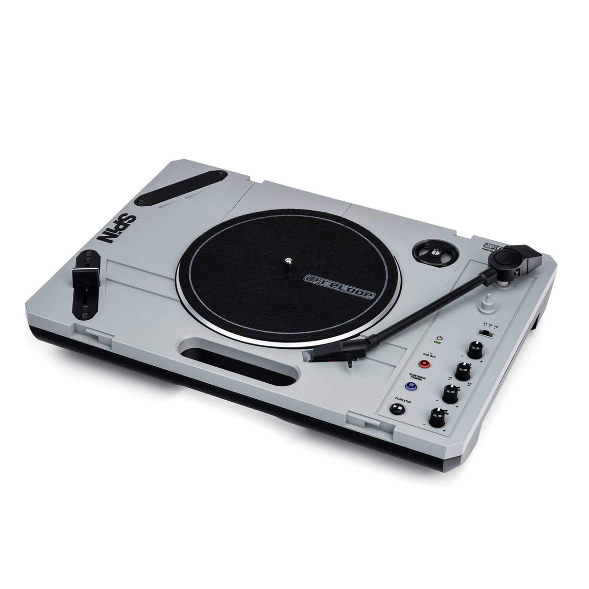 Reloop SPIN - Plato giradiscos portátil para amantes del vinilo y artistas del "scratch", Diversión con nuestro plato donde sea que vayamos