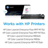HP 659X W2013X, Magenta, Cartucho Tóner de Alta Capacidad Original, de 29.000 páginas, para impresoras HP Color LaserJet Enterprise M856dn, MFP M776dn y HP Color LaserJet Enterprise Flow MFP M776z
