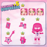 KOOKYLOOS Serie Glitter Glam – Colección completa de 12 KookyLoos. Muñeca sorpresa coleccionable con accesorios de moda, ropa, zapatos y juguetes con 3 expresiones divertidas. 12 muñecas incluídas