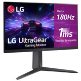 LG 24GS65F-B - Monitor Ultragear, 24", Pantalla IPS, (1920x1080), 16:9, 180 Hz, 1ms Black Stabilizer, G-Sync Compatible y FreeSync, Negro