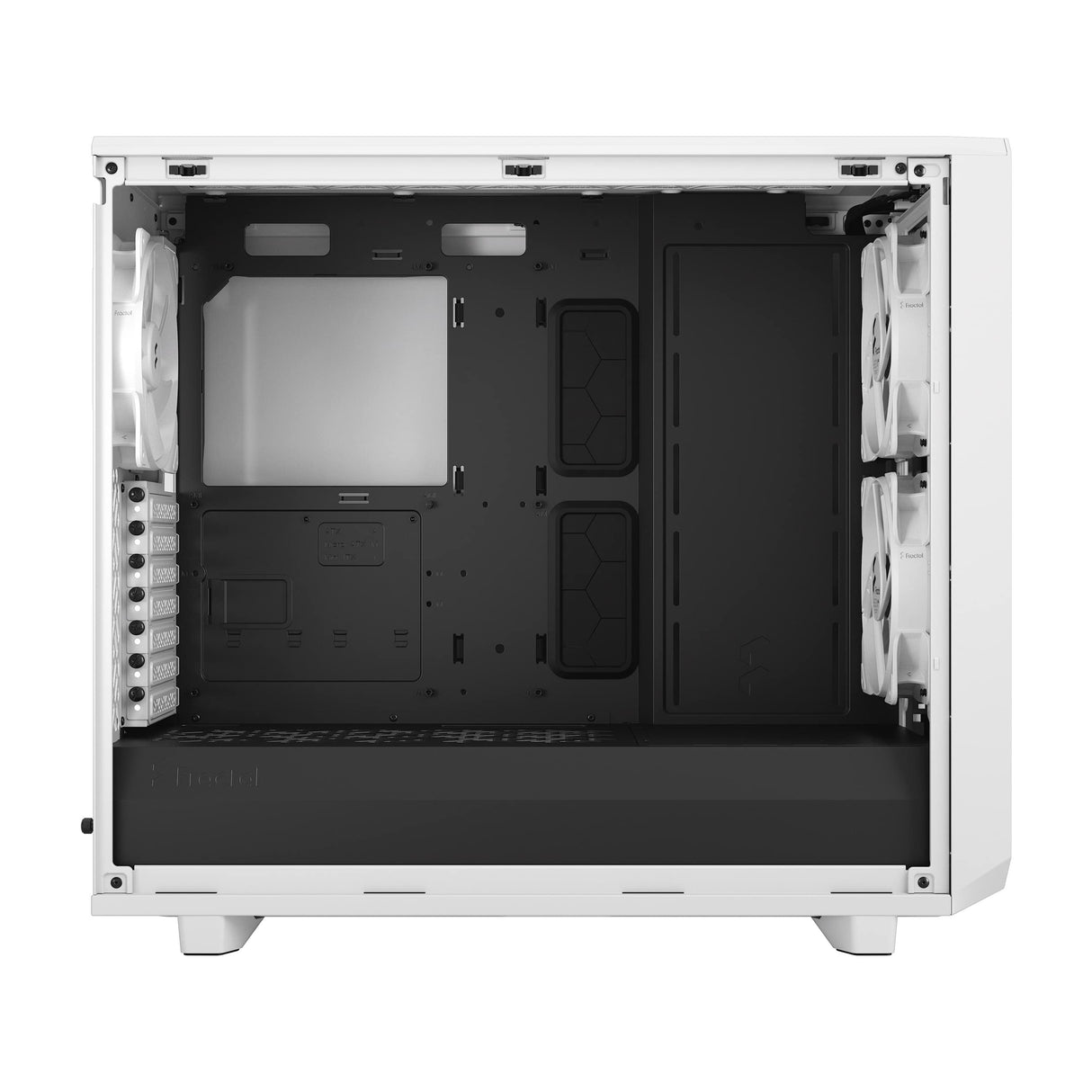 Fractal Design Meshify 2 Lite White Tempered Glass - ATX Mid Tower Computer Case