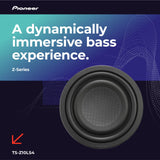 PIONEER TS-Z10LS4 | Subwoofer Superficial Serie Z de 25 cm (1300 W) 4 ohmios Bobina de Voz única