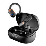 Skullcandy Push ANC Active Auriculares In-Ear Inalámbricos, 58 h de Autonomía, Impermeabilidad IP67, Carga Inalámbrica, Micrófono, Compatibles con iPhone y Android. True Black/Orange