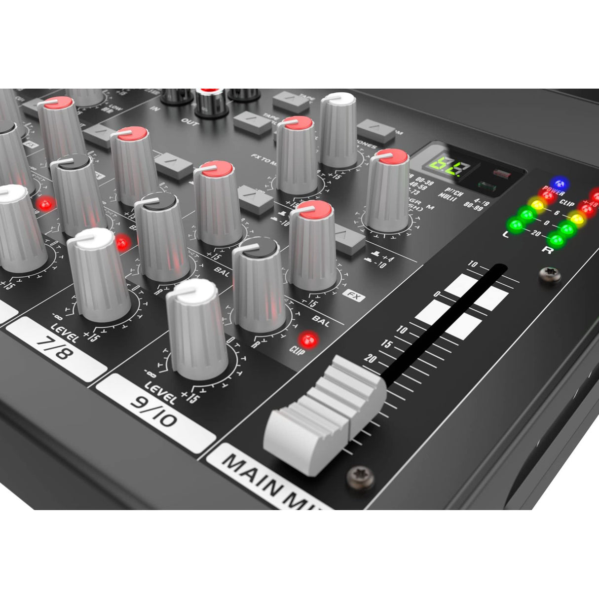 Audibax 1002 FX USB Mesa Mezclas 10 Canales con Efectos y USB