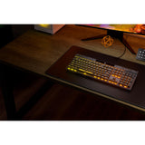 Corsair K70 MAX RGB Teclado mecánico magnético con Cable - Interruptores MGX Ajustables - Tapones de Teclas PBT de Doble Disparo - Compatible con iCUE - PC, PS5, PS4, Xbox - QWERTZ DE - Gris Acero
