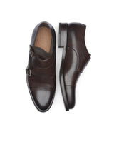 Lottusse Premium, Mocasín Monkstrap Hombre, Moka, 43 EU