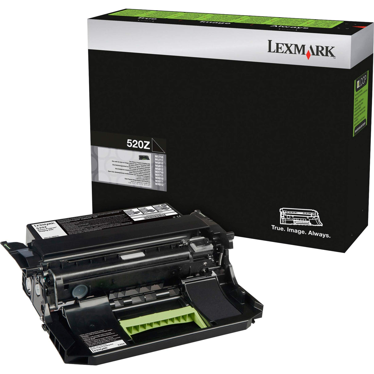 Lexmark 52D0Z00 - Unidad de Imagen, Color Negro