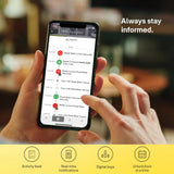 Yale Linus Smart Lock L2 - Negro - 05/103210/MB | Acceso sin llave | Instalación DIY | Bloqueo/desbloqueo remoto | Llaves virtuales| Alertas en tiempo real