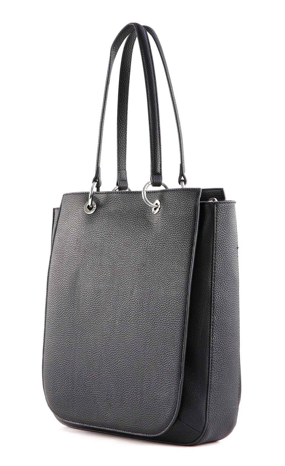 Tommy Hilfiger Mujer Bolso Tote TH Emblem Work Tote con Cremallera, Negro (Black), Talla Única