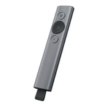 Logitech Spotlight Presentador Inalámbrico, 2.4 GHz y Bluetooth, Receptor USB, Puntero Láser Digital, Distancia de 30 Metros, Cronometro, PC, Mac, Android, iOS, Slate