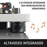Lenco LS-50 Giradiscos con puerto USB, en carcasa de madera con altavoces integrados y amplificador integrado, 2 x 3 vatios
