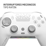 SCUF ENVISION PRO Wireless V1 (2023) Controlador para Juegos de PC - Cinco Teclas G Reasignables - Paletas Traseras Reasignables - Disparadores Instantáneos - Compatible con iCUE - Blanco