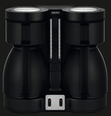 Krups KT 8501 - Cafetera de filtro, 1700 W, 16 tazas, plástico, negro