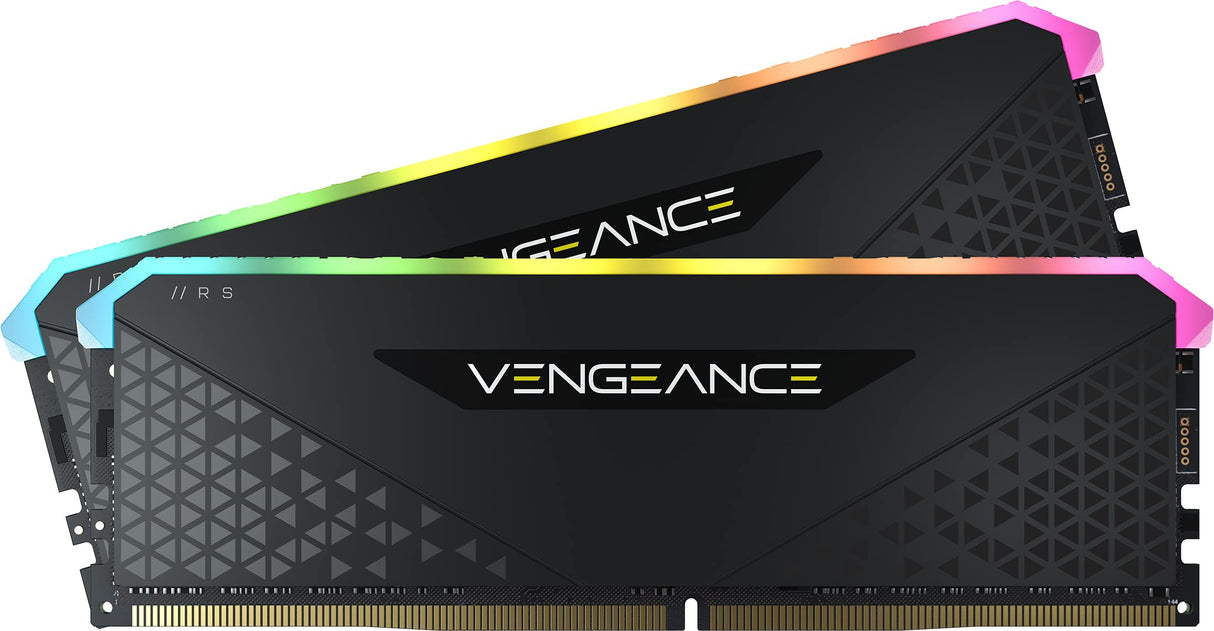 Corsair Vengeance RGB RS 64GB (2x32GB) DDR4 3600MHz C18 Memoria de Sobremesa (Iluminación Dinámica RGB, Tiempos de Respuesta Reducidos, Compatible con Intel & AMD 400/500 Series) Negro