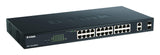 D-Link DGS-1100-26MPV2/E, Switch Smart 26 Puertos Gigabit, Combo, PoE, Power Over Ethernet, Gestión Web, Layer 2, VLAN, IGMP Snooping, VoIP VLAN, QoS, Seguridad Red - Cable de alimentación de la UE
