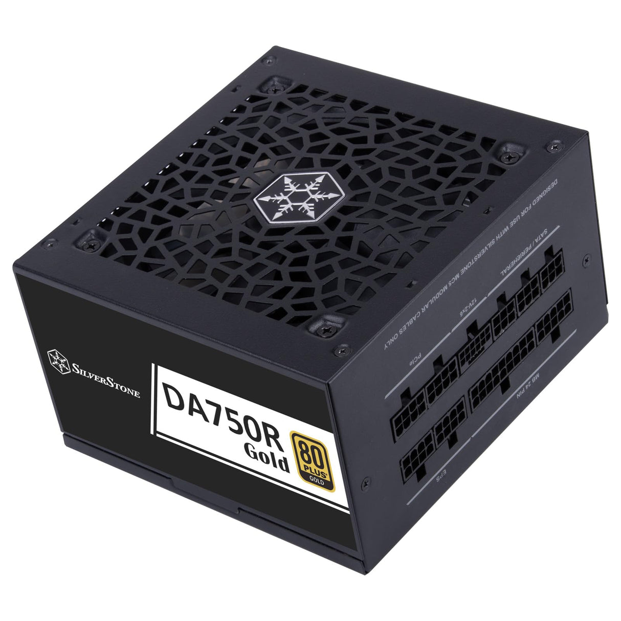 SilverStone Technology DA750R Gold, ATX Totalmente Modular 80 Plus Gold 750W ATX 3,0 y PCIe 5,0, SST-DA750R-GMA