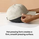 Cricut Prensa de sombrero | Placa de calor curvada de 5 x 3 pulgadas | Prensa de calor para proyectos de sombreros y gorras | Uso con vinilo para planchar (HTV), tinta infusible y sublimación |