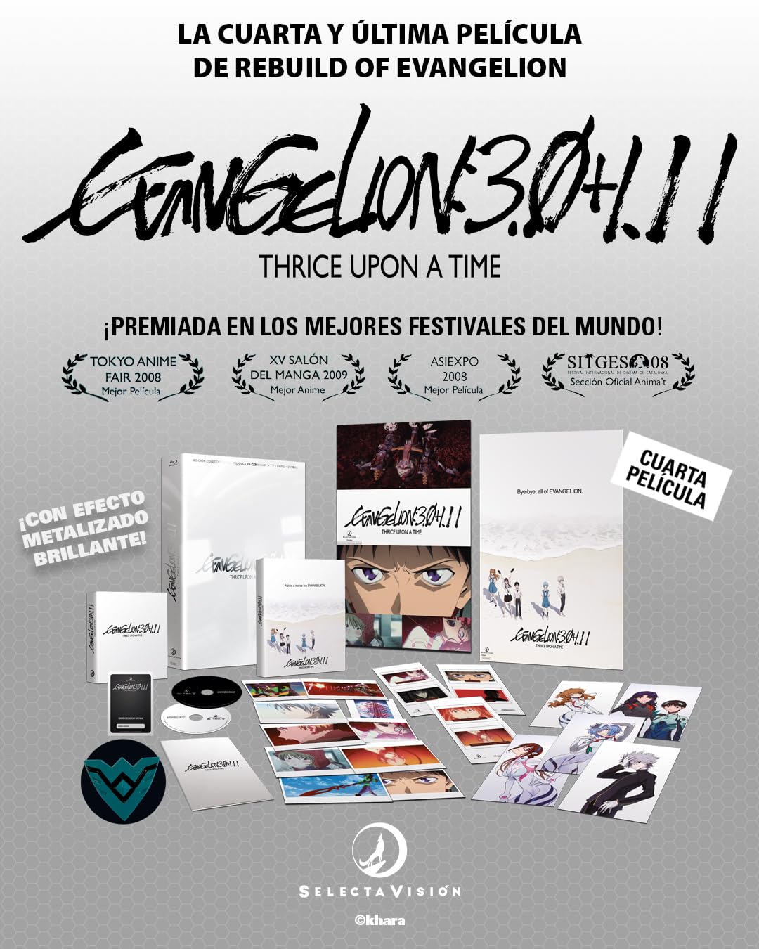 Evangelion: 3.0 + 1.11 Thrice Upon A Time [Bluray] Coleccionista Película [Blu-ray]