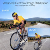 AKASO Brave 6 Plus Cámara Deportiva 4K30FPS WiFi 20MP - Cámara de Accion Pantalla Táctil, Estabilización Electrónica, Cámara Acuatica Sumergible 40M, Control por Voz, 2 Baterías y Kit de Accesorios