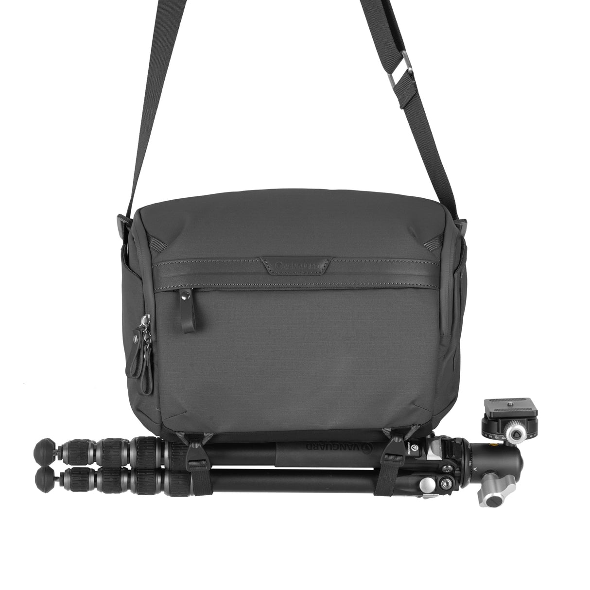 Vanguard Veo Metro S7L BK - Bolsa de fotógrafo para cámara, Objetivos y Tablet de 11 Pulgadas, Negro