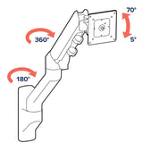 HX Wall Monitor Arm White ACCS