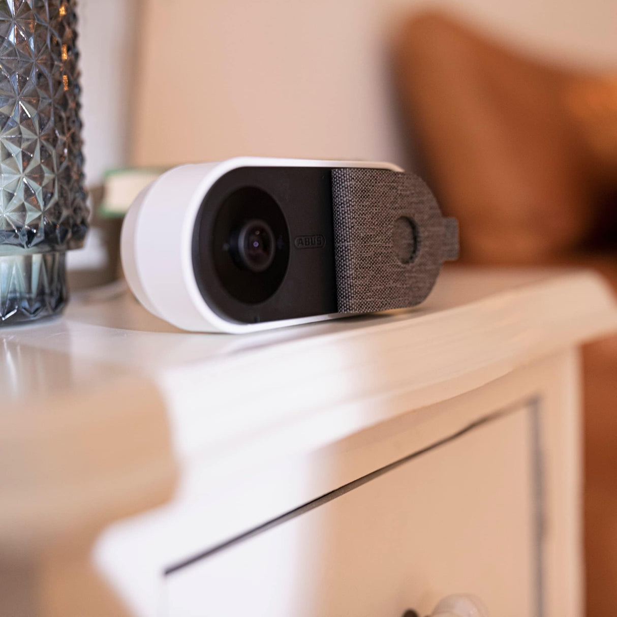 ABUS PPIC31020 Cámara WLAN de privacidad para interiores con modo de privacidad, ángulo de visión de 180 grados y detección de movimiento - Sterung per App - 91237