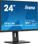 iiyama XUB2495WSU-B7 24,1" Panel IPS, 1920x1200, 300cd/m², HDMI, DisplayPort, 4ms, Altavoces, USB 3x 3.2+1xC (15W), 15cm Regulable en altura, Pivotante