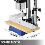 VEVOR Máquina de Mortaja Cincel Hueco Mortaja con Broca de Cincel para El Cincel de Madera Máquina Mortiser para Trabajar La Madera, para Procesar Productos de Madera y Materiales Metálicos
