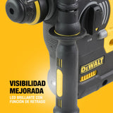 DEWALT Martillo Electroneumático Brushless 24mm SDS-Plus 18V XR , Unidad Sin Batería ni Cargador, DCH273NT-XJ