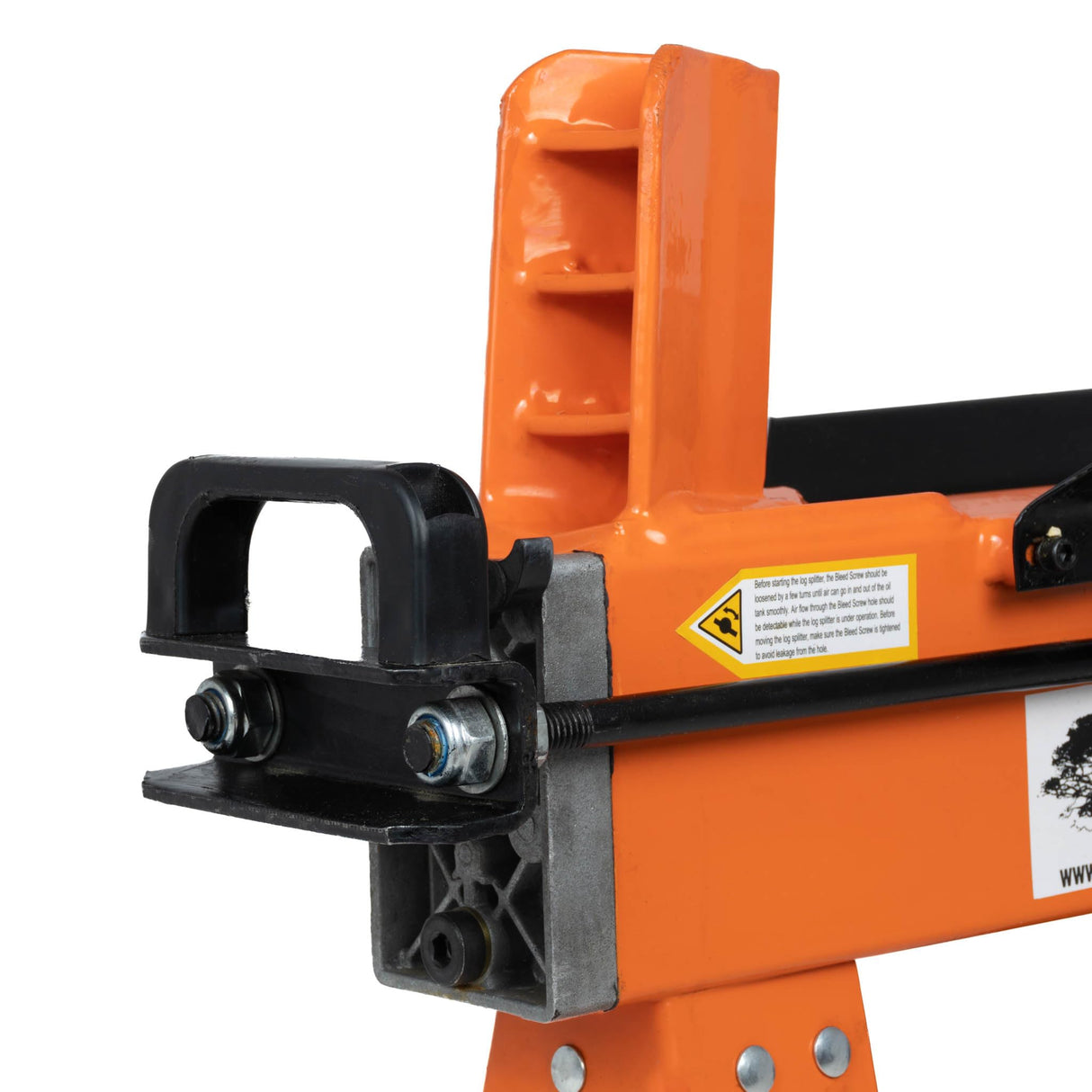 Forest Master FM5D-TC Partidor de Troncos Eléctrico de 5 Toneladas - Tiempo de Ciclo de 9 Segundos - Prellenado y Listo para Usar - Cumple con UKCA/CE - Incluye Banco de Trabajo y Protección