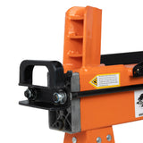 Forest Master FM5D-TC Partidor de Troncos Eléctrico de 5 Toneladas - Tiempo de Ciclo de 9 Segundos - Prellenado y Listo para Usar - Cumple con UKCA/CE - Incluye Banco de Trabajo y Protección