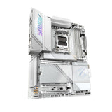GIGABYTE Placa Base X870E AORUS Pro Ice - Compatible con CPUs AMD Ryzen 9000, VRM Digital de 16+2+2 Fases, hasta 8000MHz DDR5 (OC), 3xPCIe 5.0, Wi-Fi 7, LAN 2.5GbE, USB 4