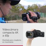 Panasonic HC-X1200E 4K 60p Videocámara Estilo De Mano con Lente Gran Angular de 25 mm, Zoom Óptico de 24x, OIS Híbrido de 5 Ejes, USB PD, Negra