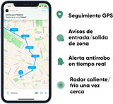 Invoxia Mini Tracker GPS - Localizador GPS pequeño con 3 meses de autonomía - Suscripción por 3 años incluida